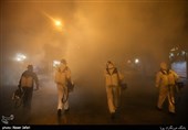 ضدعفونی بازارچه سنتی شهر ری و حرم حضرت عبدالعظیم حسنی (ع)