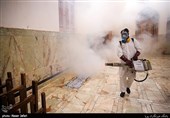 ضدعفونی بازارچه سنتی شهر ری و حرم حضرت عبدالعظیم حسنی (ع)