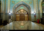 درب های حرم امامزاده صالح (ع) در شب های کرونایی