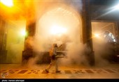 ضد عفونی حرم امامزاده صالح (ع) و بازار تجریش