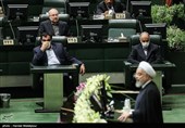 محمدباقر قالیباف در مراسم افتتاحیه یازدهمین دوره مجلس شورای اسلامی