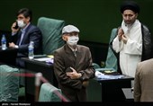 بیژن نوباوه در مراسم افتتاحیه یازدهمین دوره مجلس شورای اسلامی