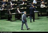 محمدباقر نوبخت رئیس سازمان برنامه و بودجه در جلسه علنی مجلس شورای اسلامی 