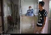 رعایت پروتکل های بهداشتی در ندامتگاه تهران بزرگ در روزهای کرونایی