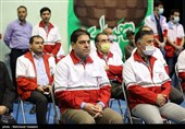 کریم همتی رییس جمعیت هلال احمر در آیین بسته بندی و توزیع2000 بسته معیشتی اهدایی خیرین استان تهران