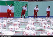 آیین بسته بندی و توزیع2000 بسته معیشتی اهدایی خیرین استان تهران