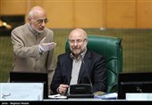 محمدباقر قالیباف رئیس مجلس شورای اسلامی و سید مصطفی میرسلیم نماینده مردم تهران