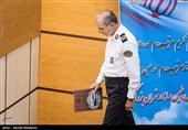 سردار محمدحسین حمیدی رئیس پلیس جدید راهور تهران بزرگ پس از دریافت حکم انتصاب
