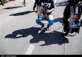 مراسم تشییع پیکر زنده‌یاد محمدعلی کشاورز - قطعه هنرمندان بهشت زهرا(س)