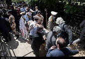 مراسم خاکسپاری پیکر زنده‌یاد محمدعلی کشاورز - قطعه هنرمندان بهشت زهرا(س)