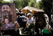 تشییع پیکر زنده‌یاد محمدعلی کشاورز - قطعه هنرمندان بهشت زهرا(س)