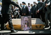 مراسم تشییع پیکر زنده‌یاد محمدعلی کشاورز - قطعه هنرمندان بهشت زهرا(س)