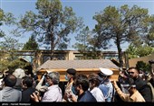 تشییع پیکر زنده‌یاد محمدعلی کشاورز - قطعه هنرمندان بهشت زهرا(س)