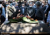 مراسم تشییع پیکر زنده‌یاد محمدعلی کشاورز - قطعه هنرمندان بهشت زهرا(س)