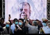 مراسم تشییع پیکر زنده‌یاد محمدعلی کشاورز - قطعه هنرمندان بهشت زهرا(س)