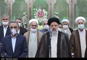 مراسم تجدید میثاق رئیس و کارکنان قوه قضائیه با آرمان های امام خمینی(ره)