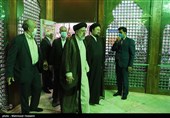 مراسم تجدید میثاق رئیس و کارکنان قوه قضائیه با آرمان های امام خمینی(ره)