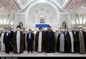 مراسم تجدید میثاق رئیس و کارکنان قوه قضائیه با آرمان های امام خمینی(ره)
