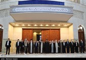 مراسم تجدید میثاق رئیس و کارکنان قوه قضائیه با آرمان های امام خمینی(ره)