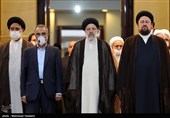 مراسم تجدید میثاق رئیس و کارکنان قوه قضائیه با آرمان های امام خمینی(ره)