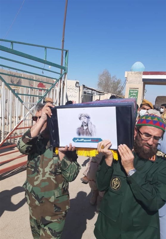 ورود پیکر مطهر شهدا