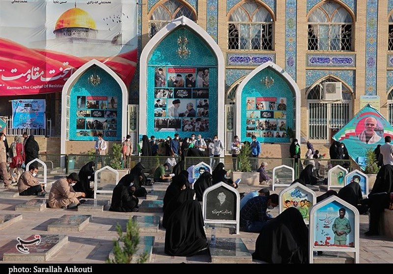 استان کرمان , شهید سپهبد قاسم سلیمانی , دعای عرفه , ویروس کرونا , جبهه مقاومت اسلامی , 