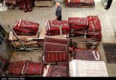 رکود بیشتر صنعت فرش و بیکاری قالیبافان با حذف برگزاری نمایشگاه