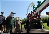 سرلشکر محمد باقری رییس ستاد کل نیروهای مسلحدر مراسم افتتاح سراسرنمای مقاومت سردار سپهبد شهید حاج قاسم سلیمانی