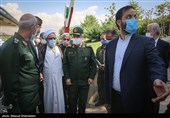 سردار حاجی‌زاده فرمانده نیروی هوا فضای سپاه در مراسم افتتاح سراسرنمای مقاومت سردار سپهبد شهید حاج قاسم سلیمانی