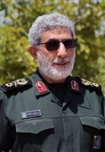 سردار اسماعیل قاآنی فرمانده نیروی قدس سپاه در مراسم افتتاح سراسرنمای مقاومت سردار سپهبد شهید حاج قاسم سلیمانی