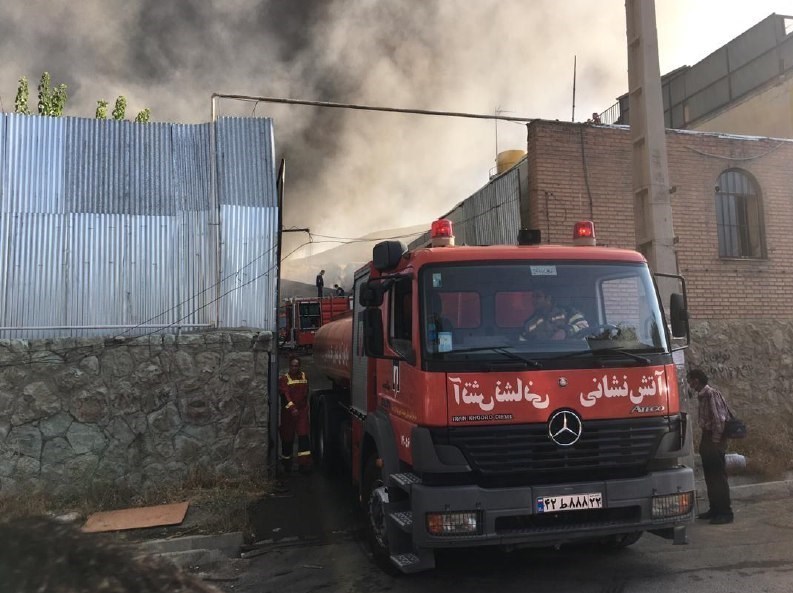 آتش‌نشانی , سازمان آتش‌نشانی تهران , آتش‌سوزی , حوادث , 