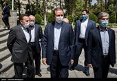 اسحاق جهانگیری معاون اول رئیس جمهور در حاشیه جلسه هیئت دولت