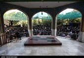  عزاداری شب اول محرم هیئت مکتب الحسین(ع) در آستان مقدس امامزاده معصوم(ع) 