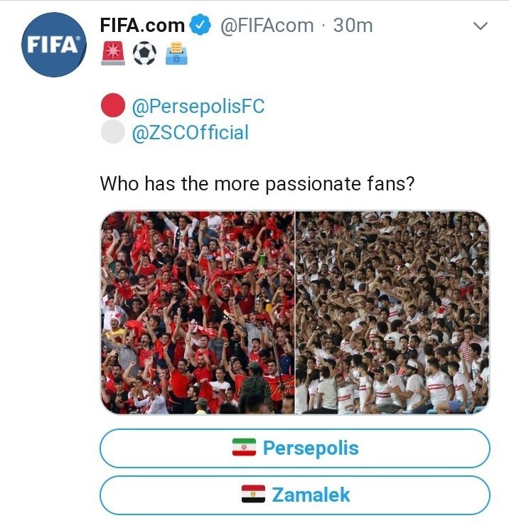 تیم فوتبال پرسپولیس , فدراسیون بینالمللی فوتبال (فیفا) , فوتبال ,
