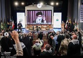 مقام معظم رهبری در آیین تجلیل و تکریم سراسری یک میلیون پیشکسوت دفاع مقدس و مقاومت