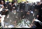 مراسم خاکسپاری مرحوم استاد شجریان در طوس