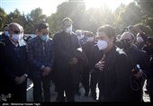 مراسم خاکسپاری مرحوم استاد شجریان در طوس