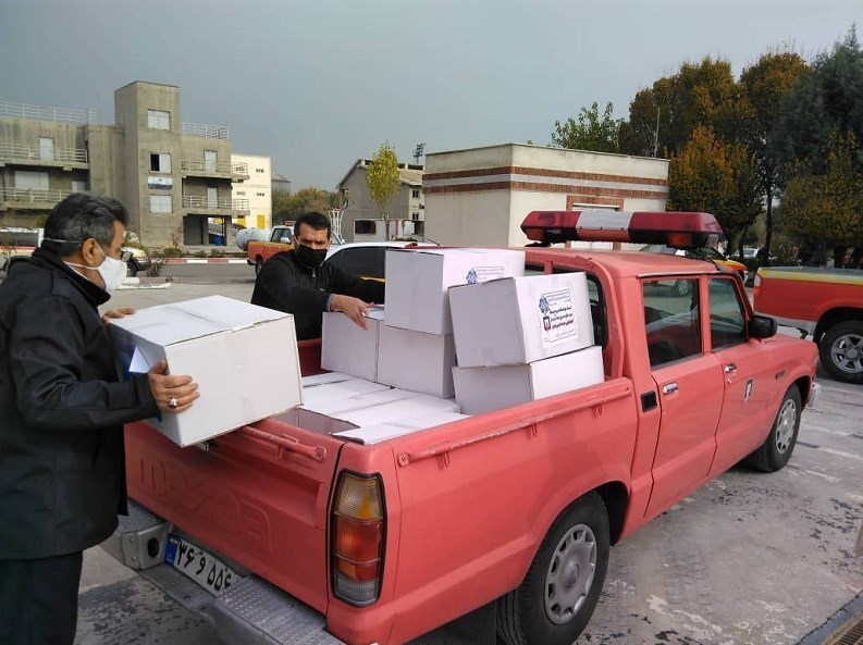 کرونا , آتش‌نشانی , سازمان آتش‌نشانی تهران , کمک مؤمنانه , 