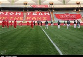 دیدار تیم های فوتبال پرسپولیس و شهر خودرو