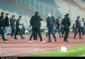 دیدار تیم های فوتبال پرسپولیس و شهر خودرو