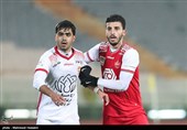 دیدار تیم های فوتبال پرسپولیس و شهر خودرو