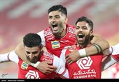 دیدار تیم های فوتبال پرسپولیس و شهر خودرو