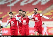دیدار تیم های فوتبال پرسپولیس و شهر خودرو