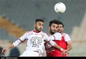 دیدار تیم های فوتبال پرسپولیس و شهر خودرو