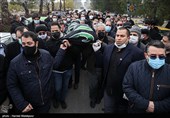 مراسم تشییع پیکر امیر سرتیپ محمود ارضی برادر حاج منصور ارضی - بهشت زهرا(س)