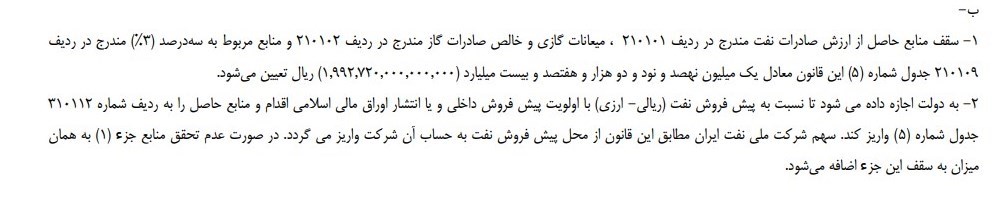 بودجه ایران , 