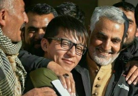 لشکر فاطمیون , مدافعان حرم , جبهه مقاومت اسلامی , شهید سپهبد قاسم سلیمانی , شهدای مدافع حرم , عکس , شهید ,