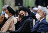 احمد خمینی در چهارمین سالگرد بزرگداشت ارتحال آیت الله هاشمی رفسنجانی