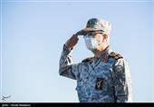 سرلشکر محمد باقری رئیس ستاد کل نیروهای مسلح در مراسم الحاق ناو موشک‌انداز زره به ناوگان نیروی دریایی ارتش