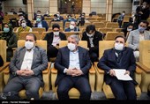 عباس آخوندی، محسن هاشمی و مجید فراهانی در ششمین مجمع عمومی حزب ندای ایرانیان